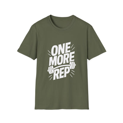 One More Rep | Gym Workout Tee - Positivity Prints