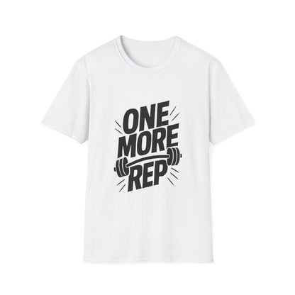 One More Rep | Gym Workout Tee - Positivity Prints