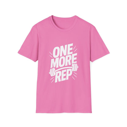 One More Rep | Gym Workout Tee - Positivity Prints