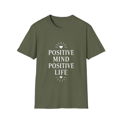 Positive Mind Positive Life | Positive Mindset Tee - Positivity Prints