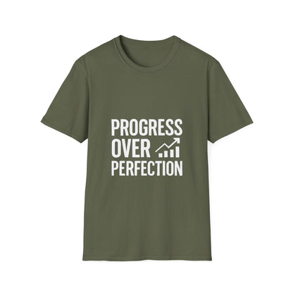 Progress Over Perfection | Growth Mindset Tee - Positivity Prints