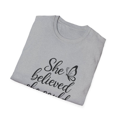 She Believed She Could So She Did | Confidence Tee - Positivity Prints