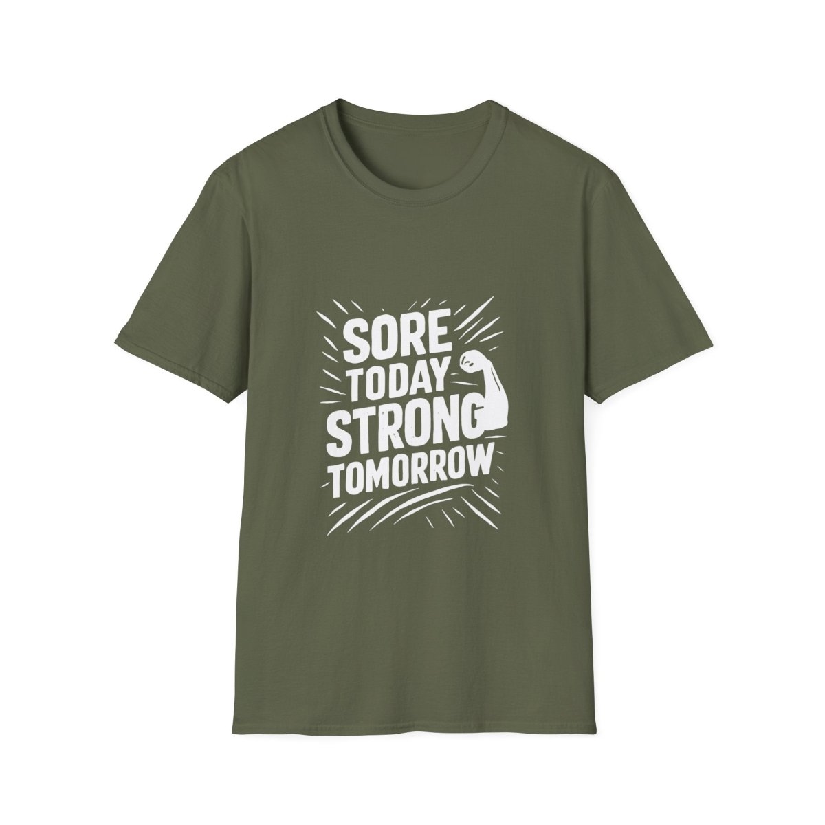 Sore Today Strong Tomorrow | Gym Recovery Tee - Positivity Prints