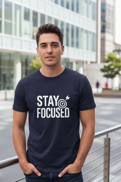 Stay Focused | Mindset Motivation Tee - Positivity Prints