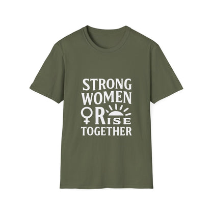 Empowerment Tee for Strong Women | Rise Together - Positivity Prints