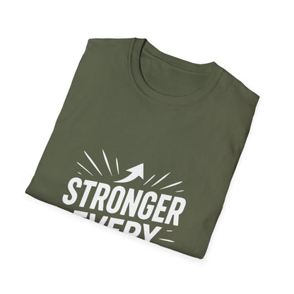 Stronger Every Day | Growth Mindset Tee - Positivity Prints