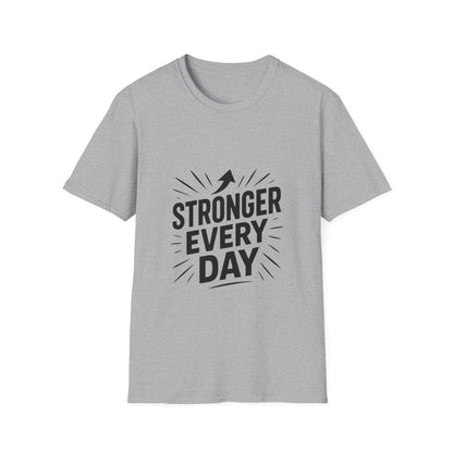 Stronger Every Day | Growth Mindset Tee - Positivity Prints