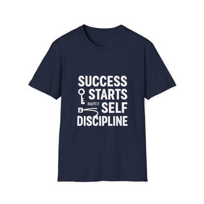 Success Starts With Discipline | Success Mindset Tee - Positivity Prints