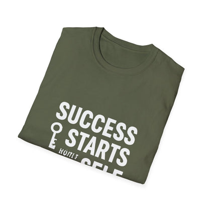 Success Starts With Discipline | Success Mindset Tee - Positivity Prints