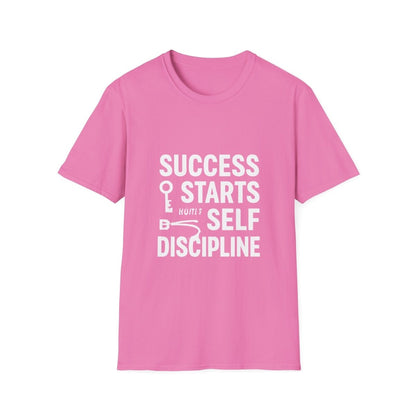 Success Starts With Discipline | Success Mindset Tee - Positivity Prints