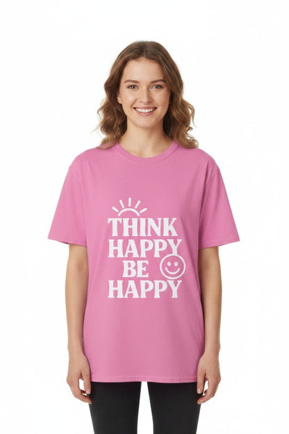 Think Happy Be Happy | Positive Mindset Tee - Positivity Prints