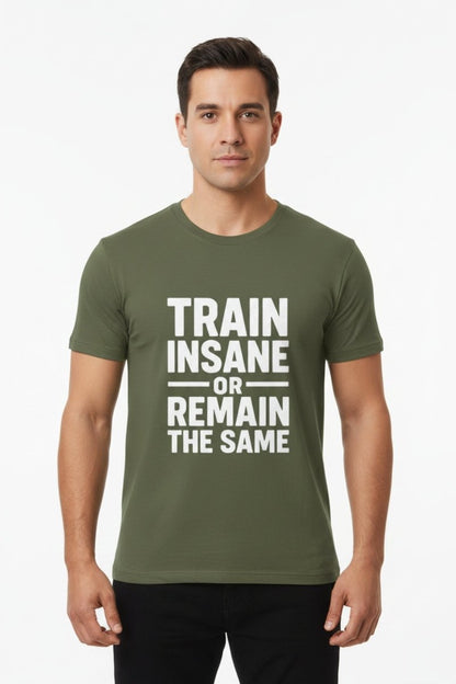 Train Insane | Gym Motivation Tee - Positivity Prints