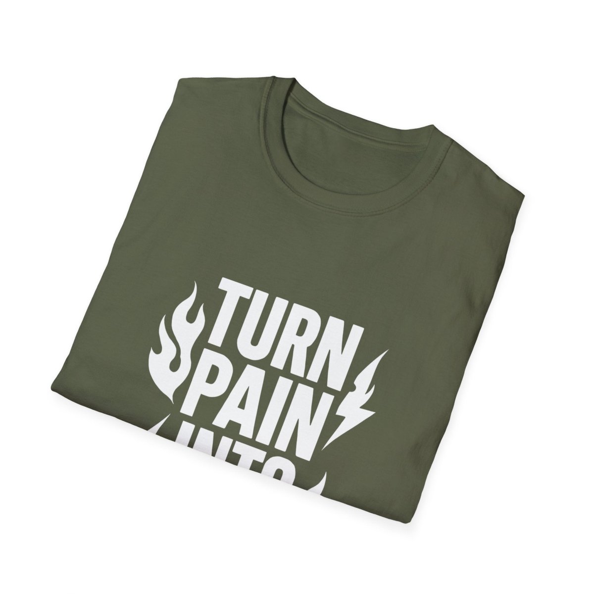 Turn Pain Into Power | Mental Strength Tee - Positivity Prints