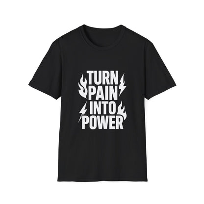 Turn Pain Into Power | Mental Strength Tee - Positivity Prints