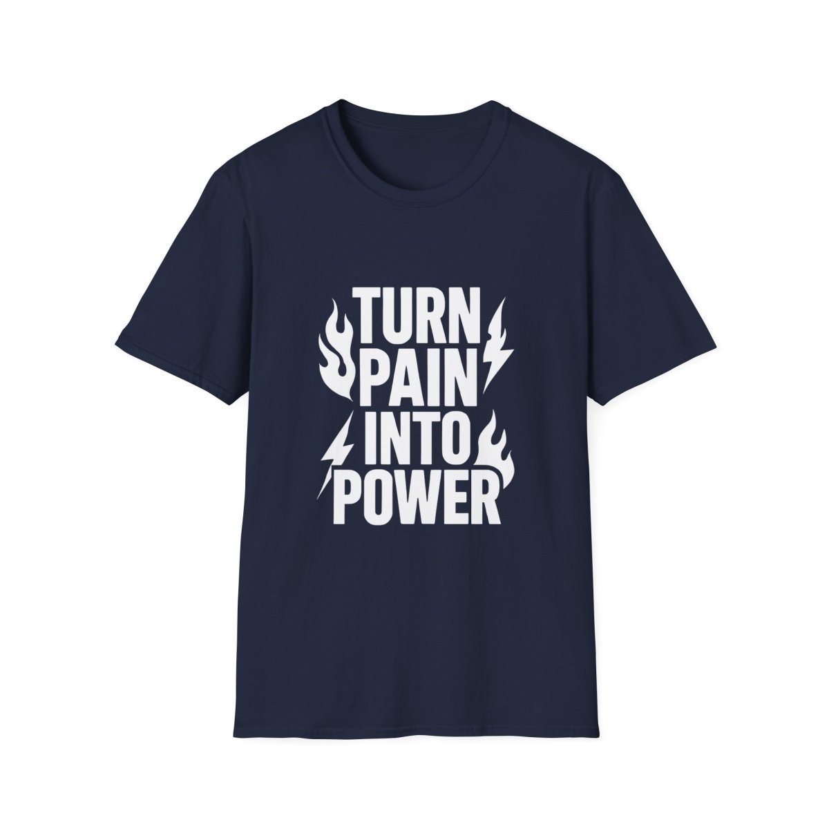 Turn Pain Into Power | Mental Strength Tee - Positivity Prints