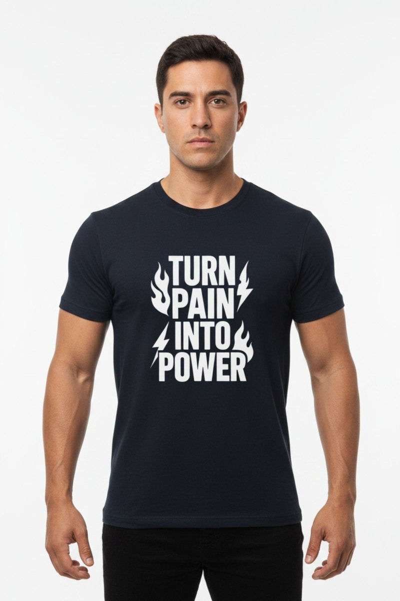 Turn Pain Into Power | Mental Strength Tee - Positivity Prints