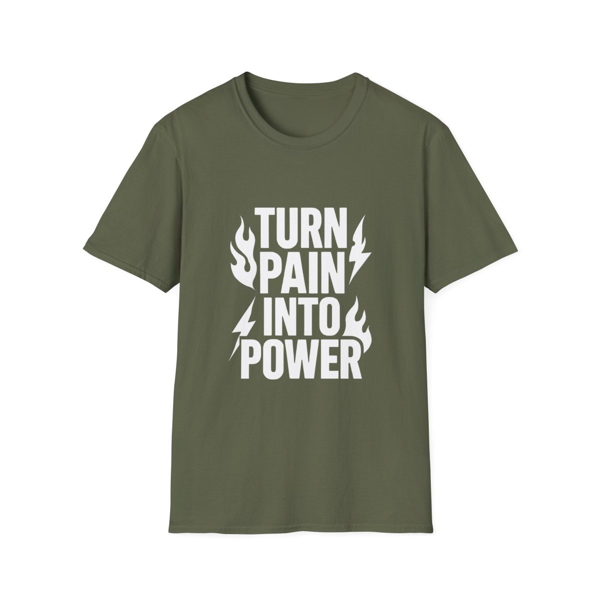 Turn Pain Into Power | Mental Strength Tee - Positivity Prints