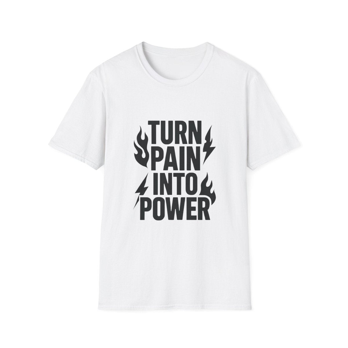 Turn Pain Into Power | Mental Strength Tee - Positivity Prints