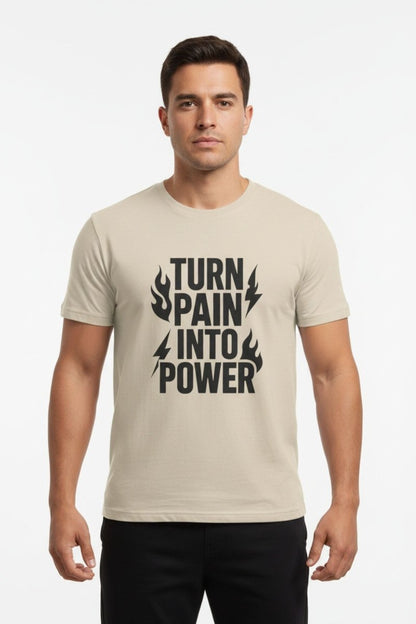 Turn Pain Into Power | Mental Strength Tee - Positivity Prints