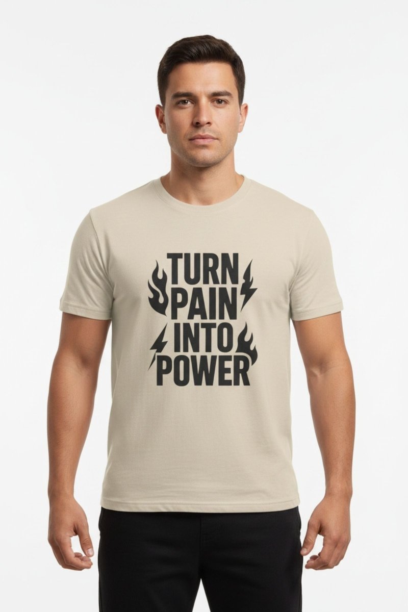 Turn Pain Into Power | Mental Strength Tee - Positivity Prints