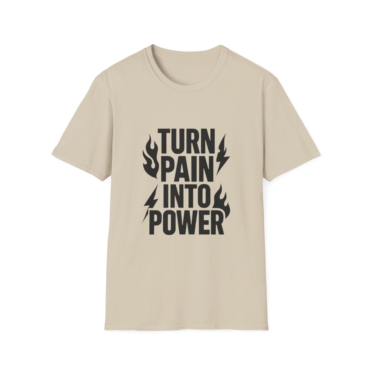 Turn Pain Into Power | Mental Strength Tee - Positivity Prints