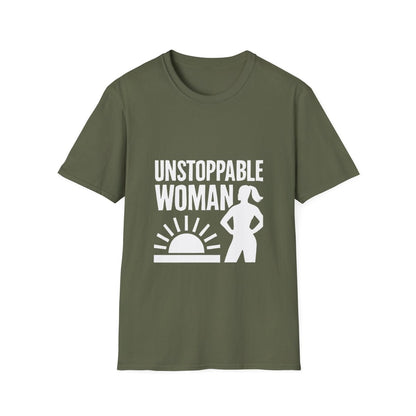 Unstoppable Woman | Women Empowerment Tee - Positivity Prints