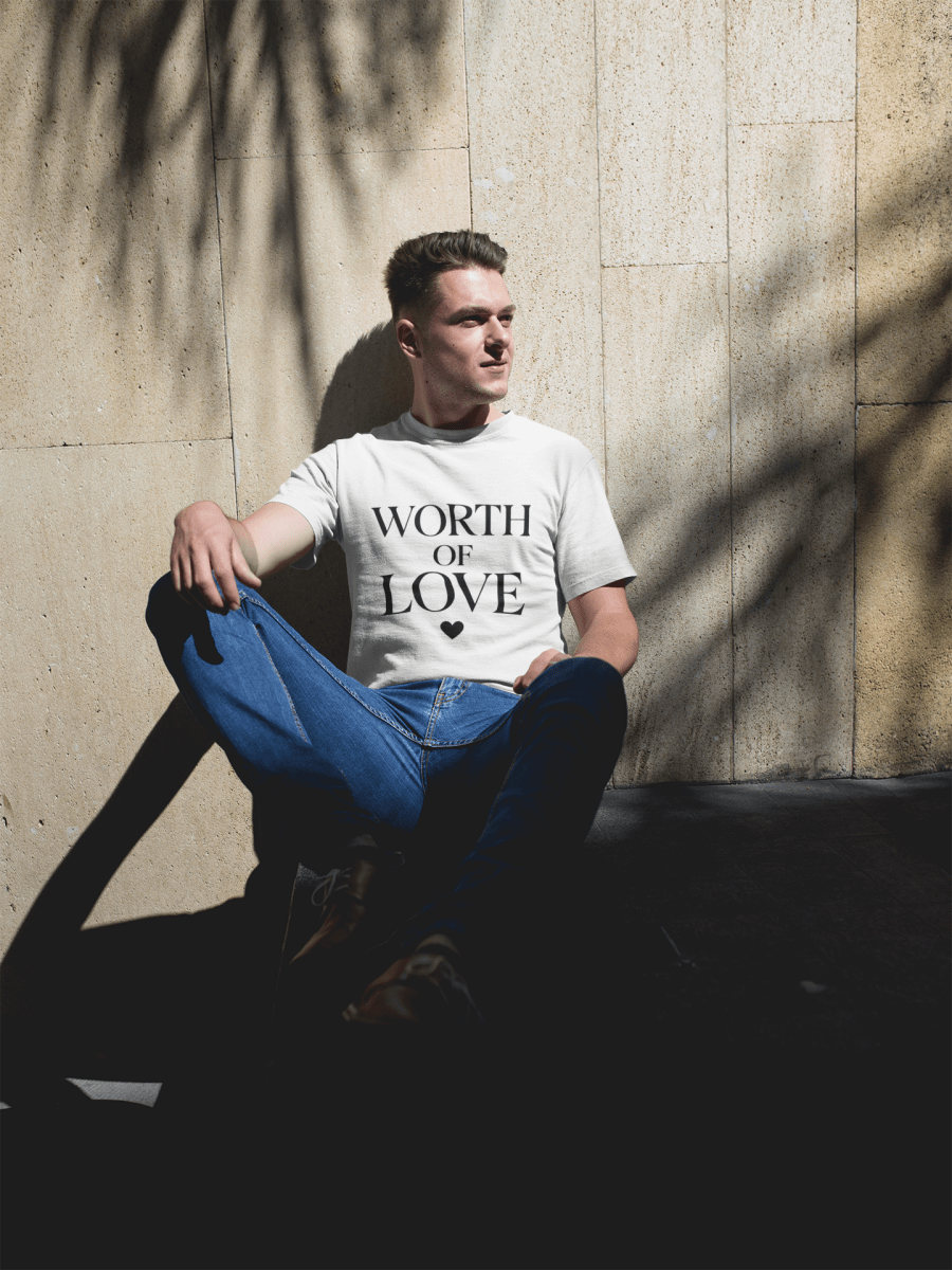 Worthy Of Love | Self Love Tee - Positivity Prints