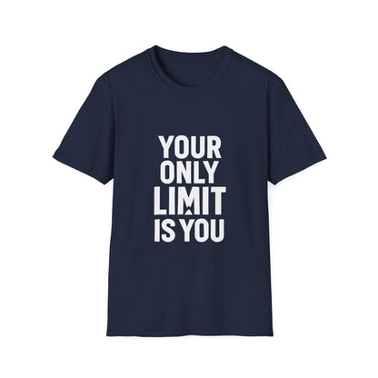Your Only Limit Is You | Gym Motivation Tee - Positivity Prints